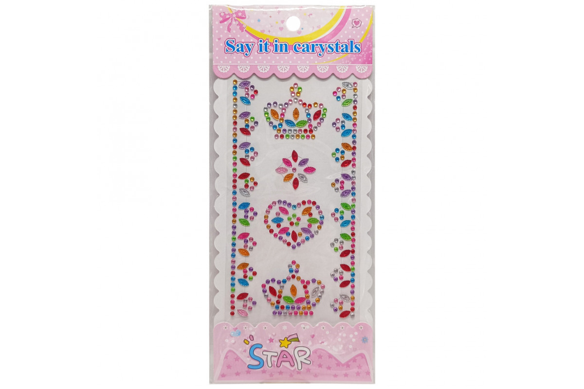 Наклейка камені "Зіроньки" XY-005 для авто, ноутбуків, телефонів Вид 5