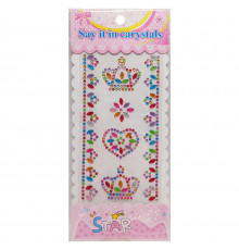 Наклейка камни "Звездочки" XY-005 для авто, ноутбуков, телефонов Вид 5