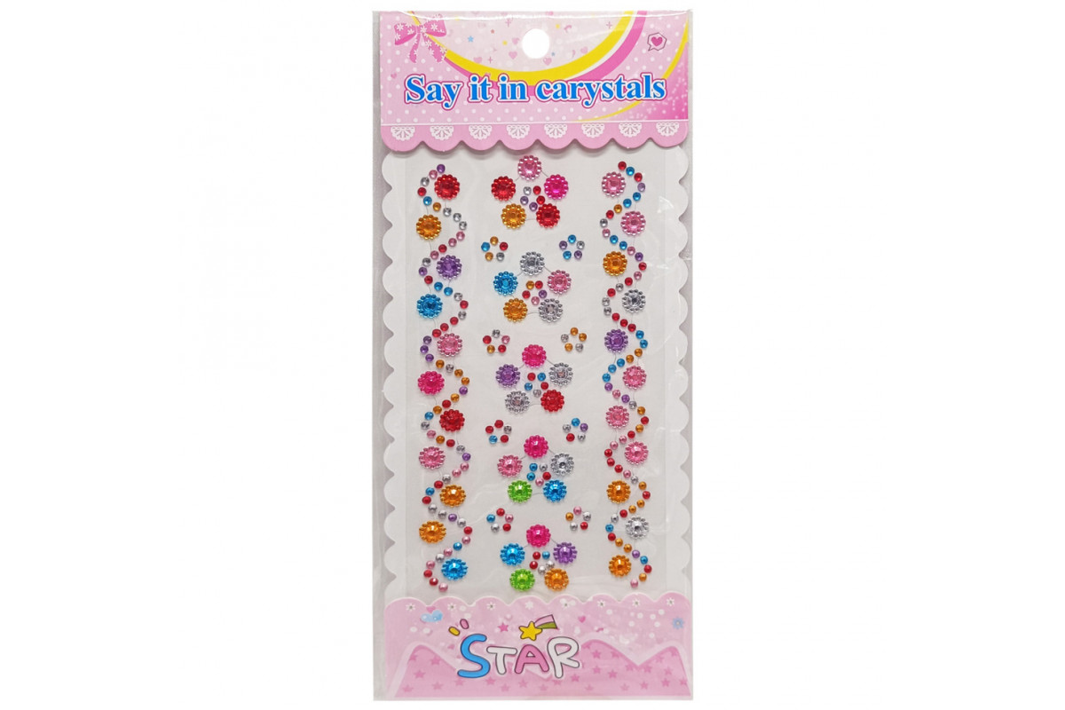 Наклейка камені "Зіроньки" XY-005 для авто, ноутбуків, телефонів Вид 7