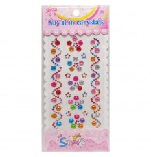 Наклейка камни "Звездочки" XY-005 для авто, ноутбуков, телефонов Вид 7