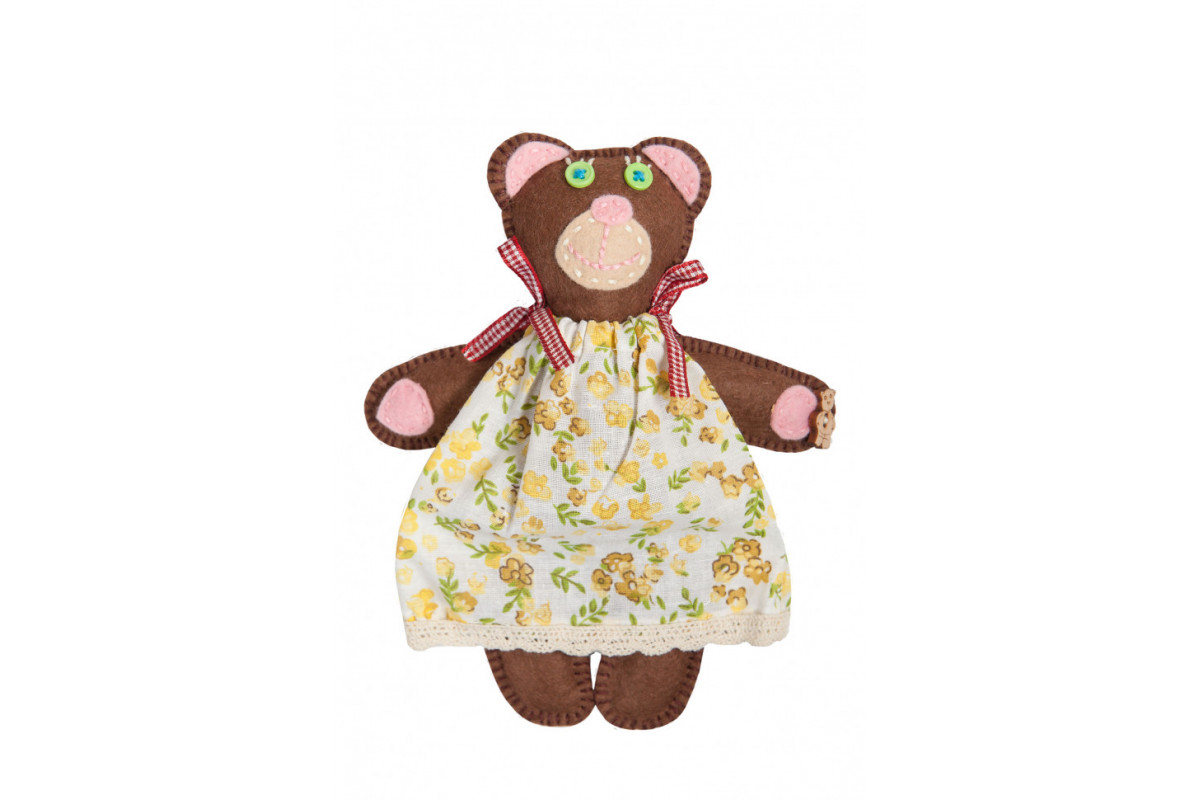 Детский набор для творчества "Медвежонок" MI-001 шитье мягкой игрушки