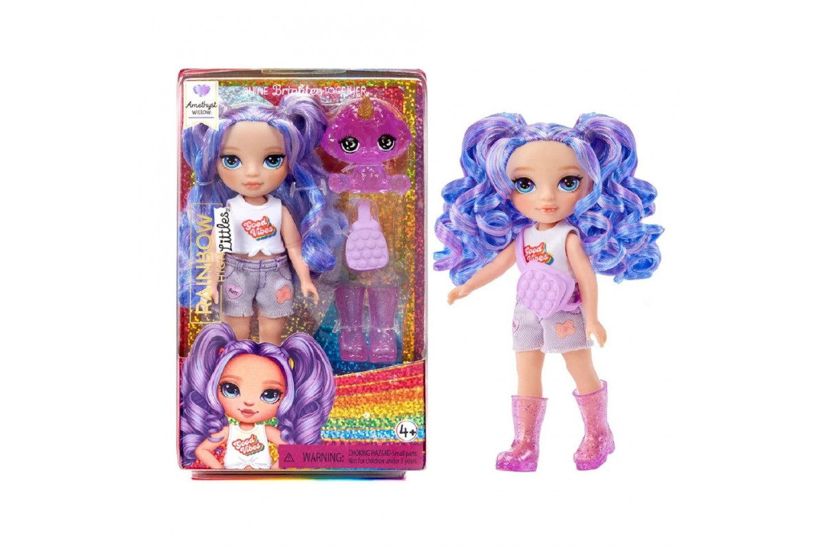 Игровой набор с куклой «Аметиста» Rainbow High 531234 серии «Littles» с аксессуарами