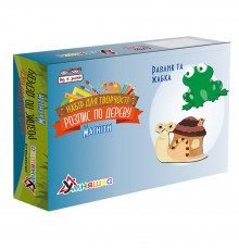 Набор детского творчества Роспись по дереву «Магниты-улитка и лягушка» РД-013