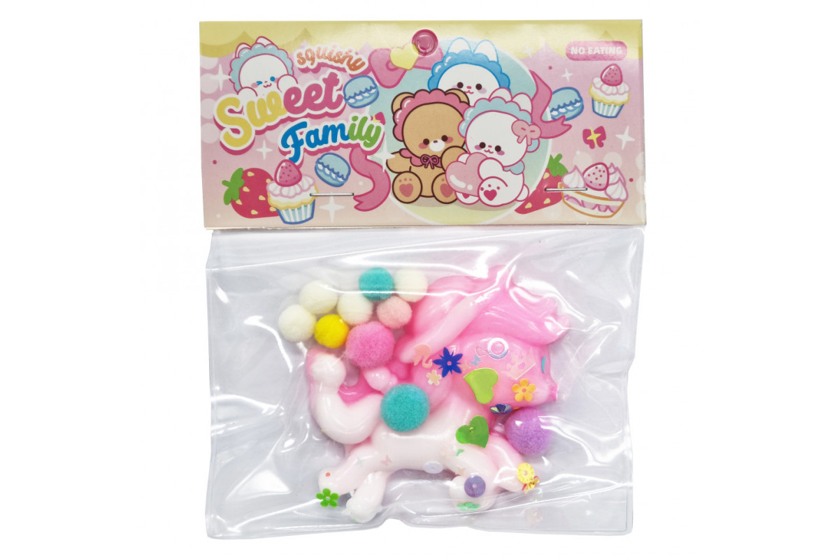 Антистресс Сквиш "Мягкие Пони" SKP-405(Pink) нежно- розовый