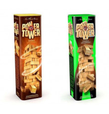 Развивающая настольная игра Джанга VEGA POWER TOWER 7802DT, 56 блоков
