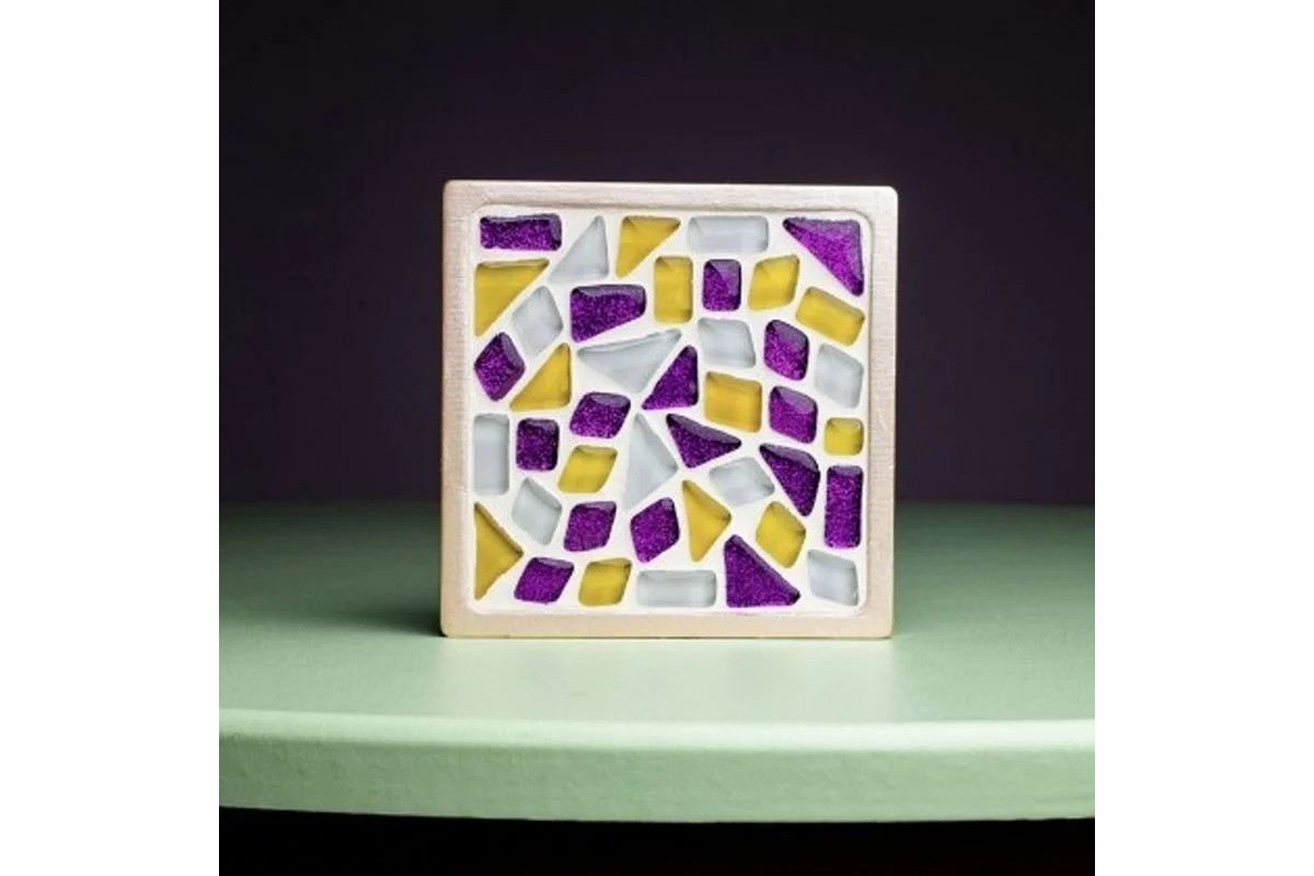 Набір для скляної мозаїки "Підставки для чашок" MA1002 квадратні