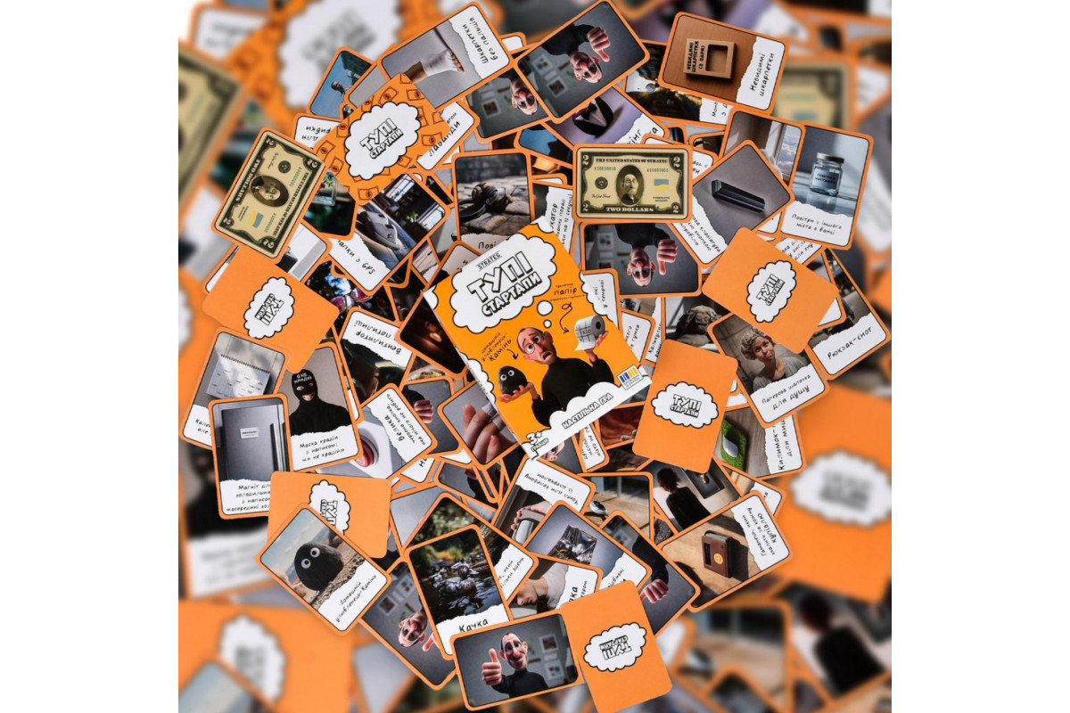 Настільна гра "Тупі стартапи" 30957, 110 карток