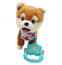 Детская интерактивная игрушка "Собака" M 5841 I UA(Brown) музыка, ходит, двигает хвостом