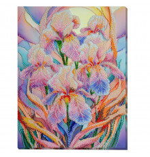 Набор для вышивания бисером "Цветочное вдохновение" AB-928 на натуральном холсте