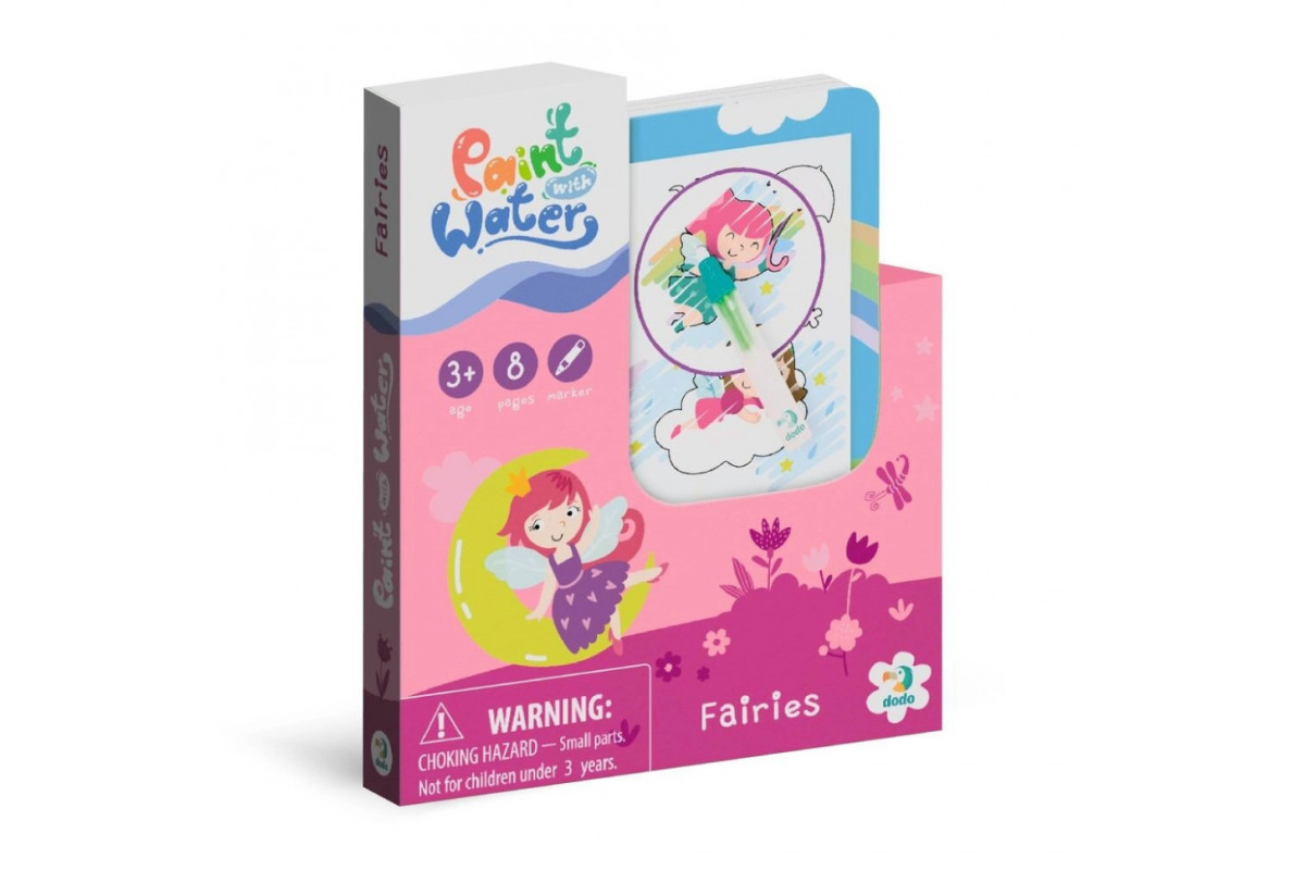 Набор водных раскрасок "Феи" 300312 с маркером для воды
