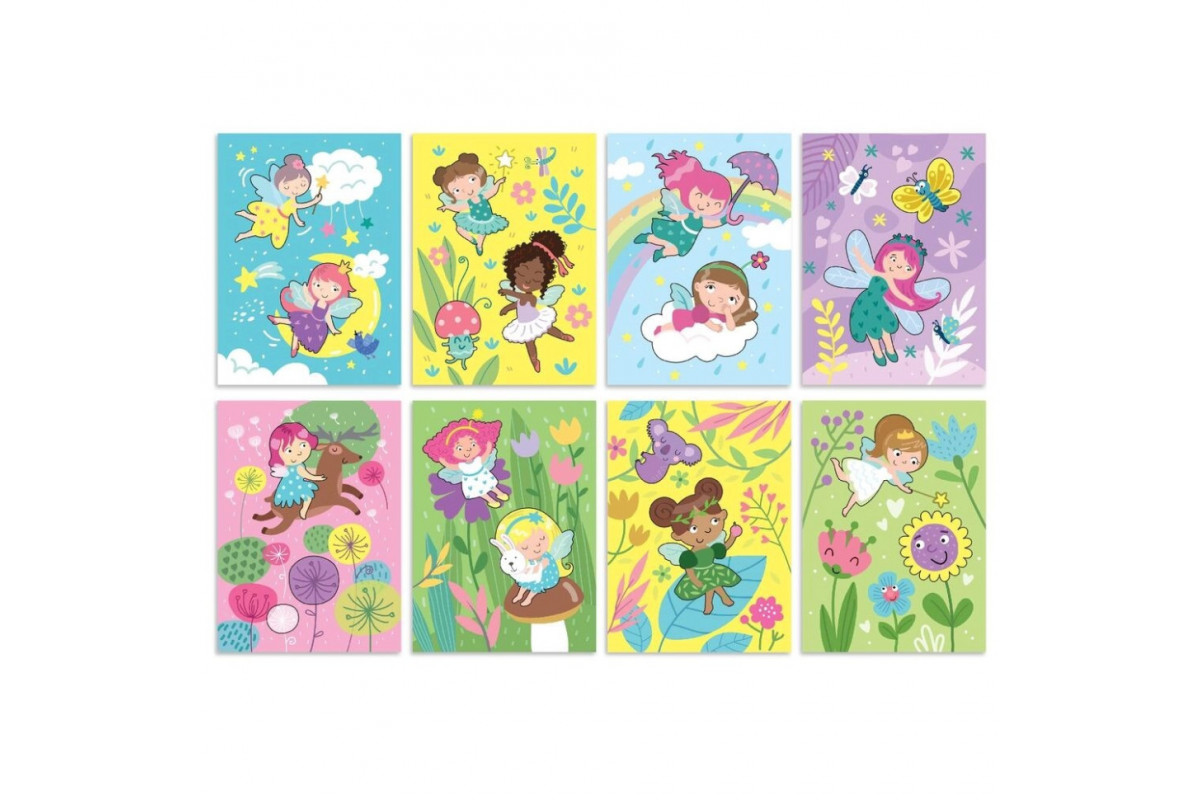 Набор водных раскрасок "Феи" 300312 с маркером для воды