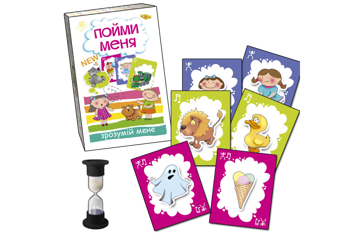 Детская настольная игра "Пойми меня" MKZ0801,  от 3-х лет