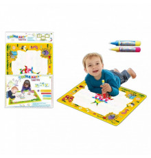 Детский коврик для рисования водой LT3943Yellow, ручка 2шт