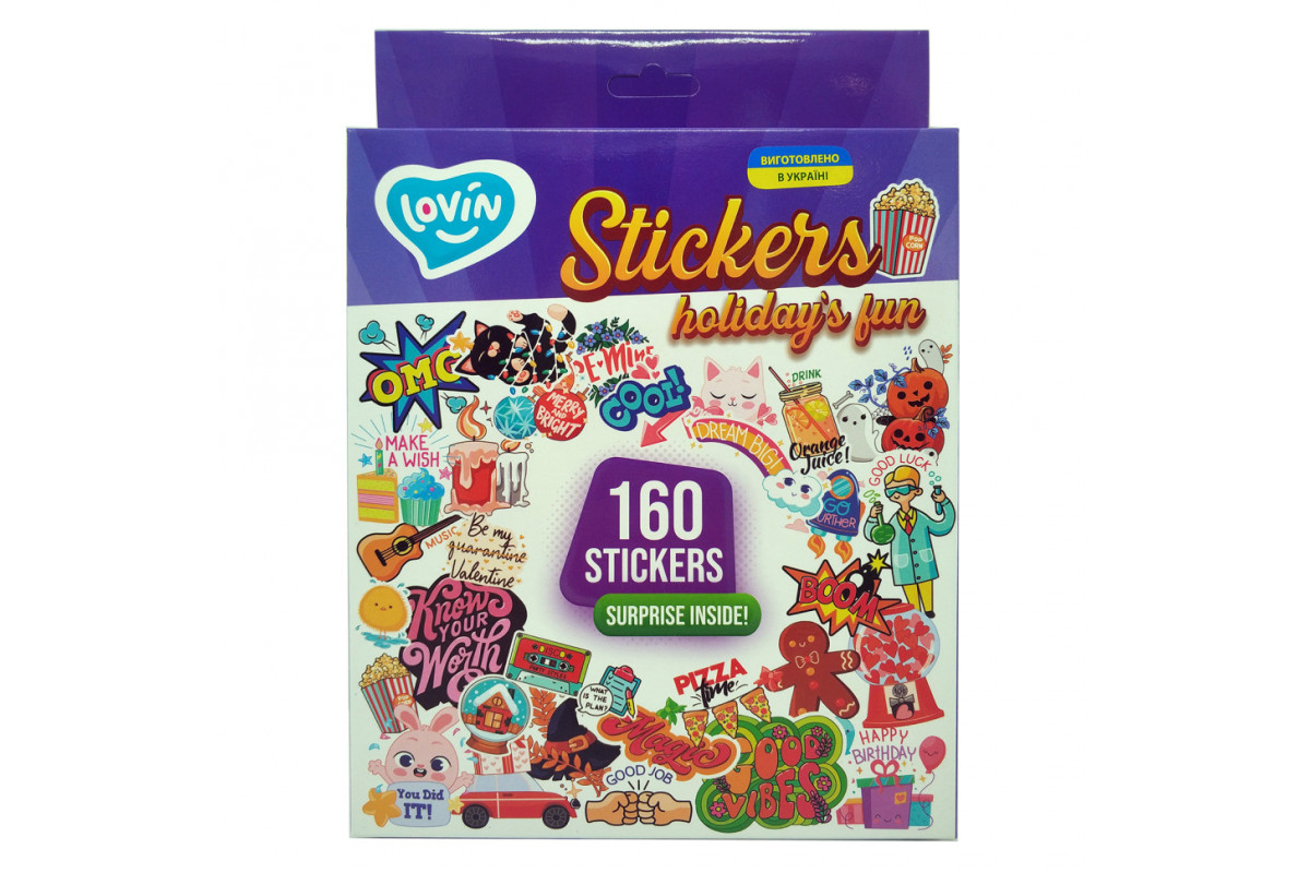 Набір стікерів Holiday's fun TM Lovin 90016