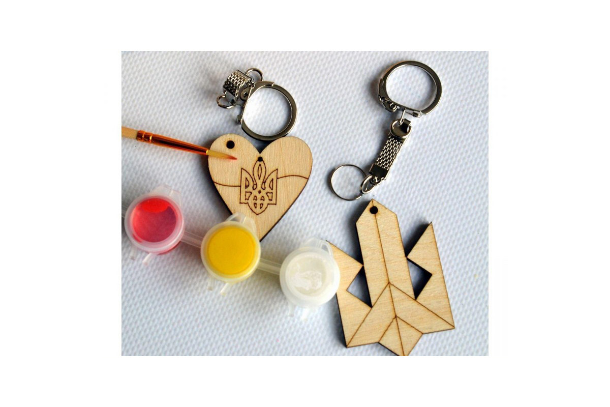 Набір дитячої творчості Розпис по дереву "Брелоки" РД-014