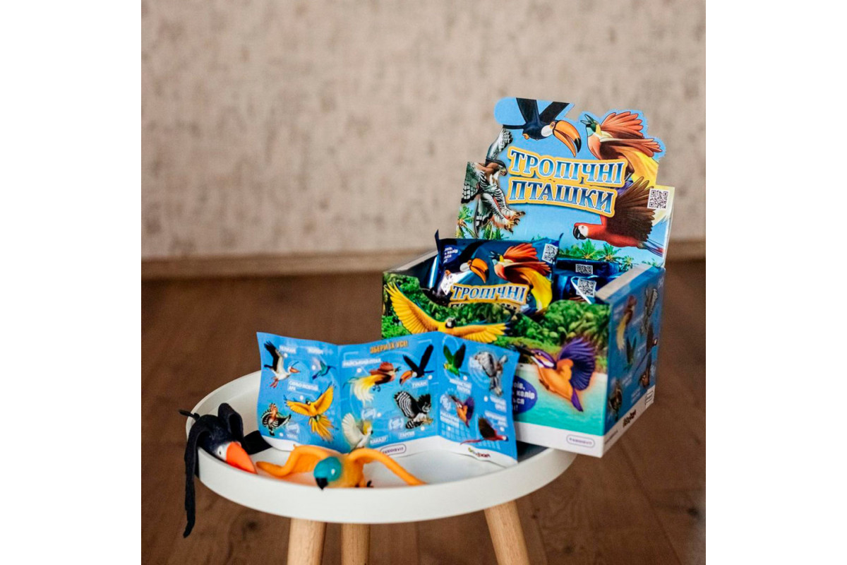 Стретч-игрушка в виде животного Тропические птички #sbabam 14-CN-2020 игрушка-сюрприз