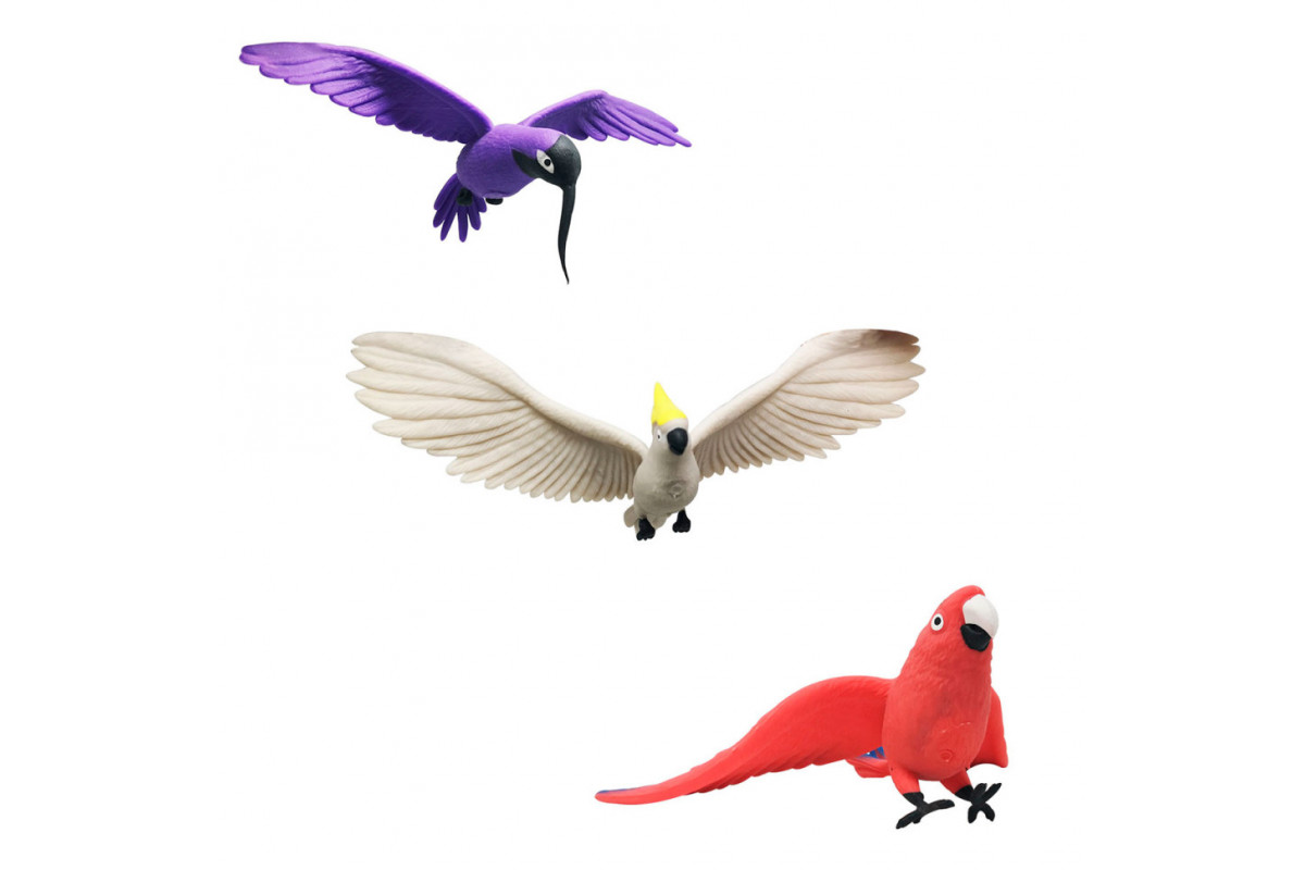 Стретч-игрушка в виде животного Тропические птички #sbabam 14-CN-2020 игрушка-сюрприз