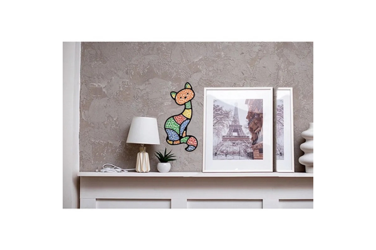 Набір для скляної мозаїки "Кіт" MA3002 кришталеве скло