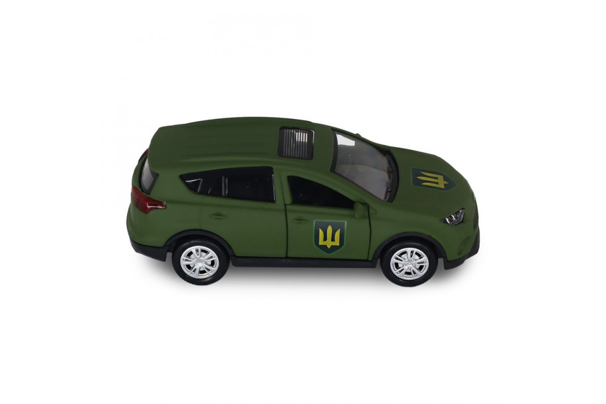 Автомодель серии "Шевроны Героев" Toyota RAV4 "Сухопутные войска ВСУ" TechnoDrive KM6198M2