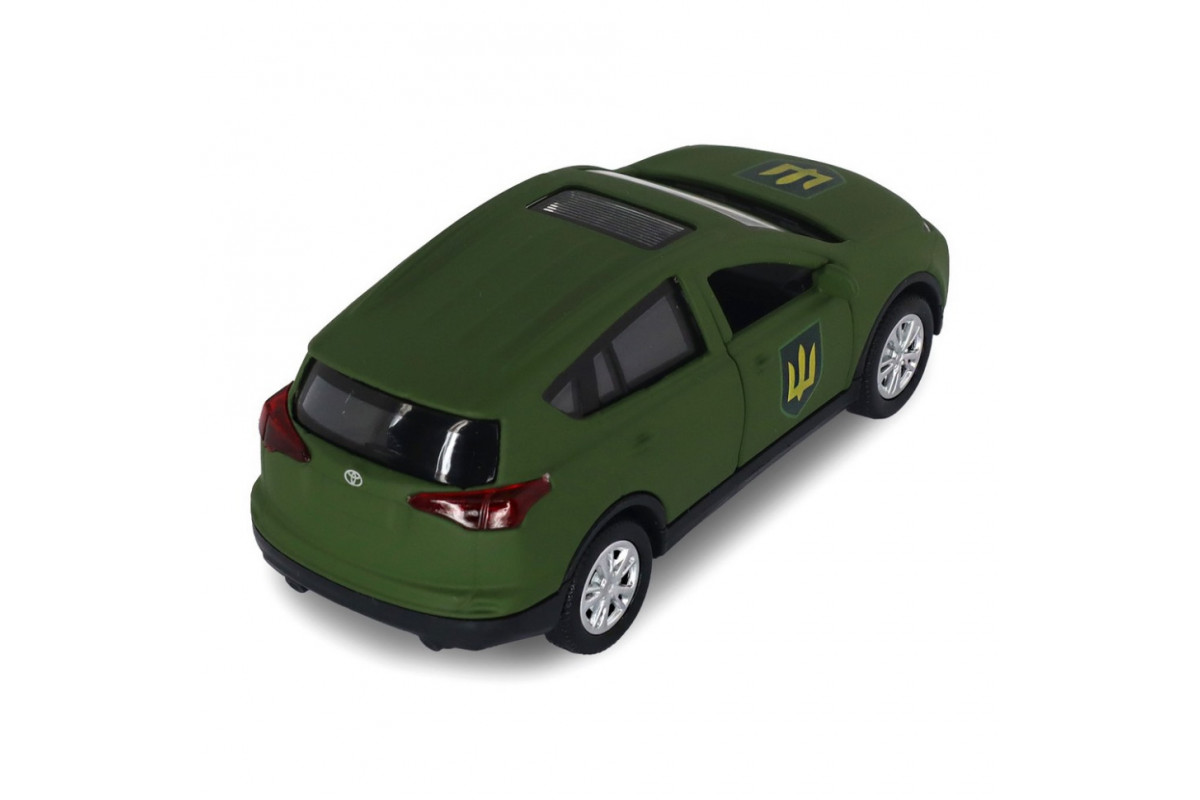 Автомодель серии "Шевроны Героев" Toyota RAV4 "Сухопутные войска ВСУ" TechnoDrive KM6198M2