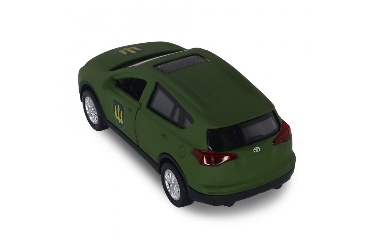 Автомодель серии "Шевроны Героев" Toyota RAV4 "Сухопутные войска ВСУ" TechnoDrive KM6198M2