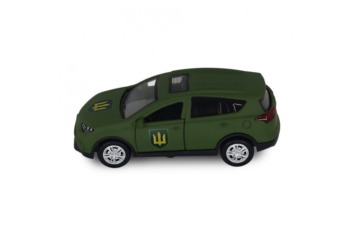 Автомодель серии "Шевроны Героев" Toyota RAV4 "Сухопутные войска ВСУ" TechnoDrive KM6198M2