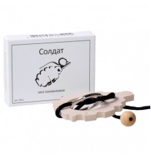 Мини головоломка Солдат Заморочка 5021 деревянная