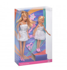 Игровой набор Кукла с дочкой DEFA 8126 с аксессуарами Белый