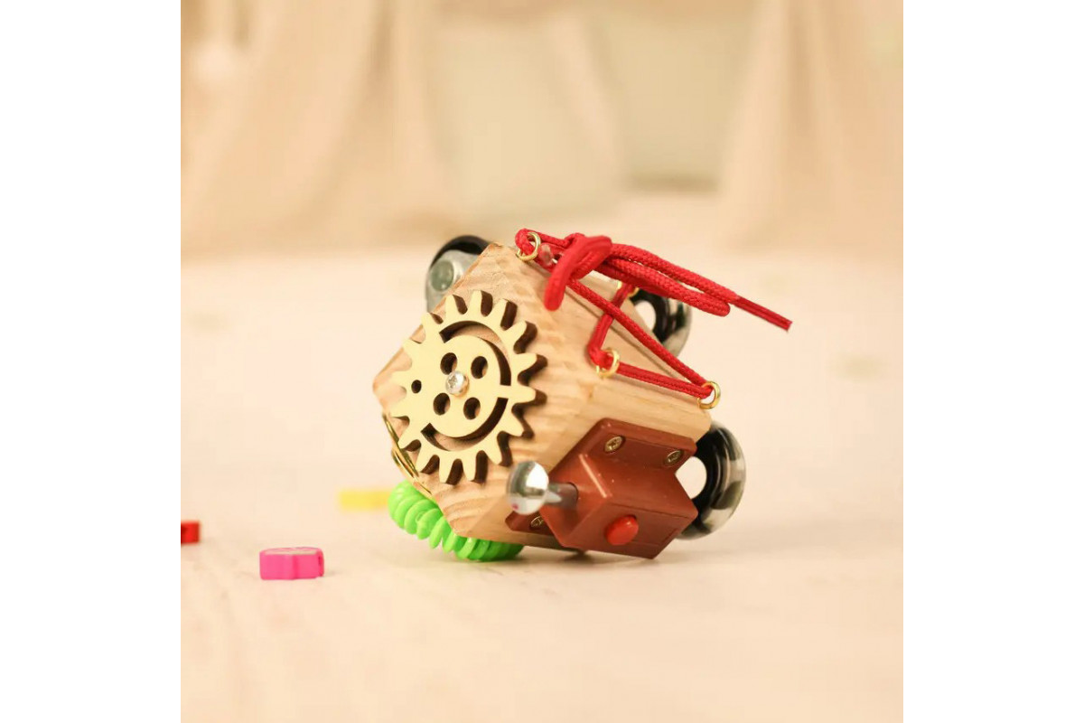 Розвиваюча іграшка Бізікуб "Дорожній" Temple Group TG200139 5х5х5 см