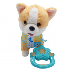 Детская интерактивная игрушка "Собака" M 5841 I UA(Orange) музыка, ходит, двигает хвостом