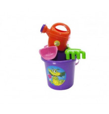 Ігровий набір для пісочниці №1 013555 з відерцем  Фіолетовий