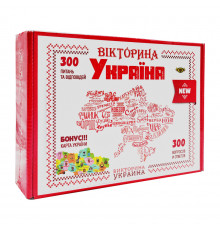 Настільна гра "Вікторина Україна" Майстер MKL1003