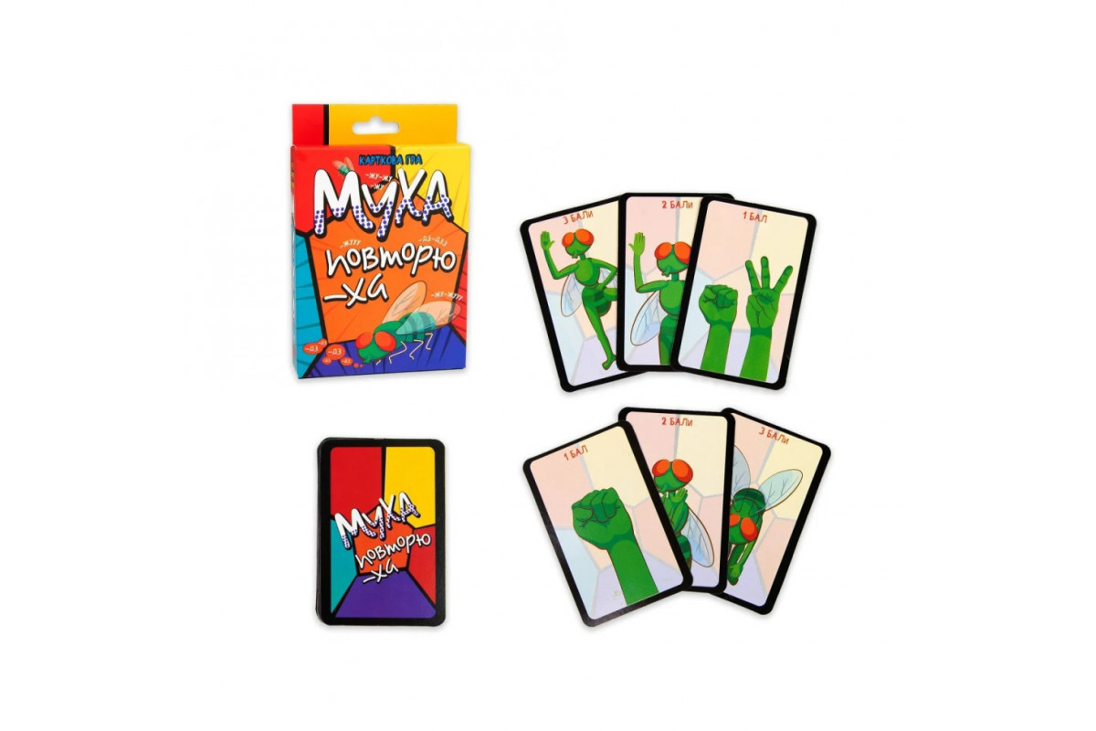 Настольная игра Муха-повторюха Stateg 30380 на украинском языке