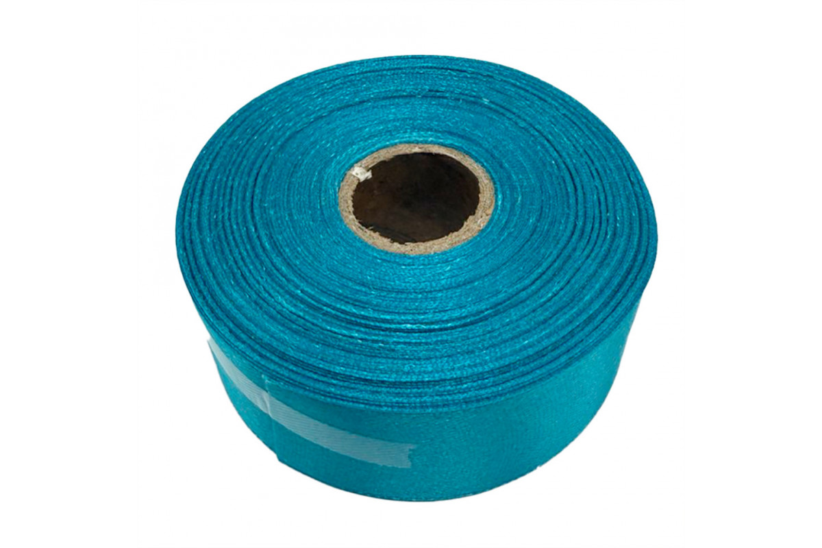 Атласна стрічка для рукоділля АБ-339, 2,5 см x 23 м, бірюза