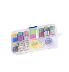 Набор Скотч декоративный с диспенсером №77 разноцветный