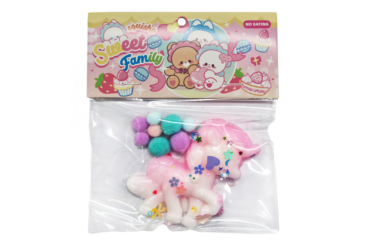 Антистрес Сквіш "М'який Єдиноріг" SKU-505 яскраве забарвлення