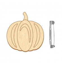 Заготовка броши для раскрашивания "Тыква" FDZB-101