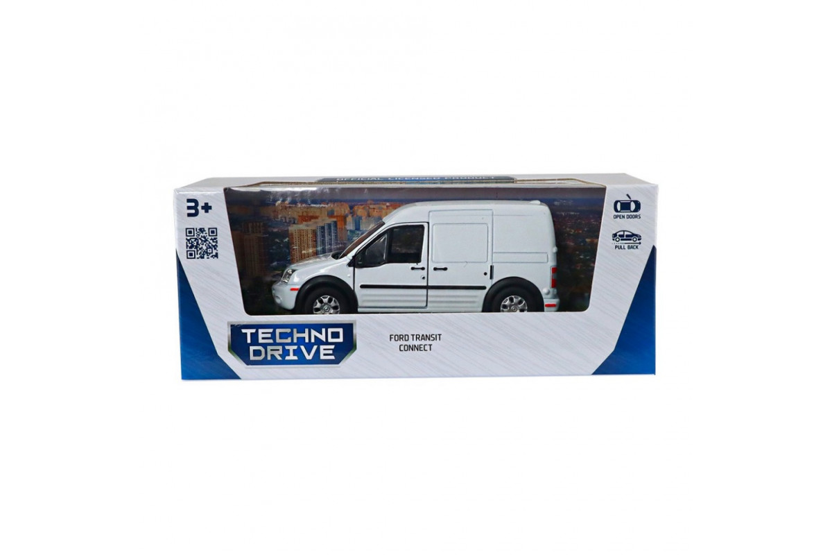 Автомодель Ford Transit Connect TechnoDrive 250386W масштаб 1:43
