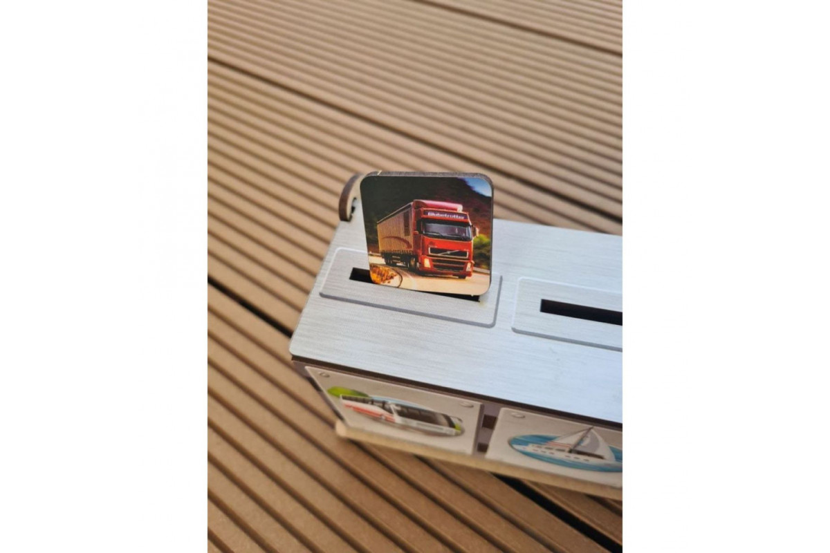 Настольная развивающая игра "Виды транспорта" Ubumblebees (ПСФ109) PSF109 комодик-сортер