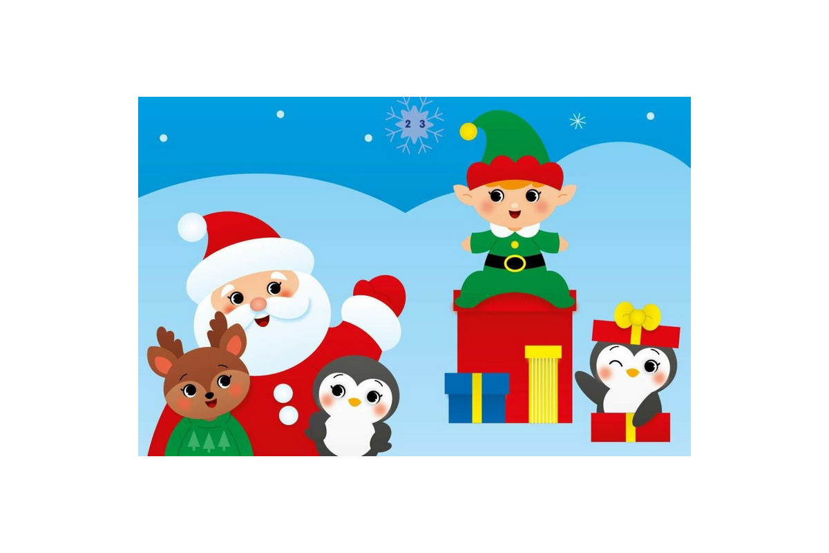 Набор для творчества "Аппликации наклейками Снеговичок" 1655006, 30 наклеек