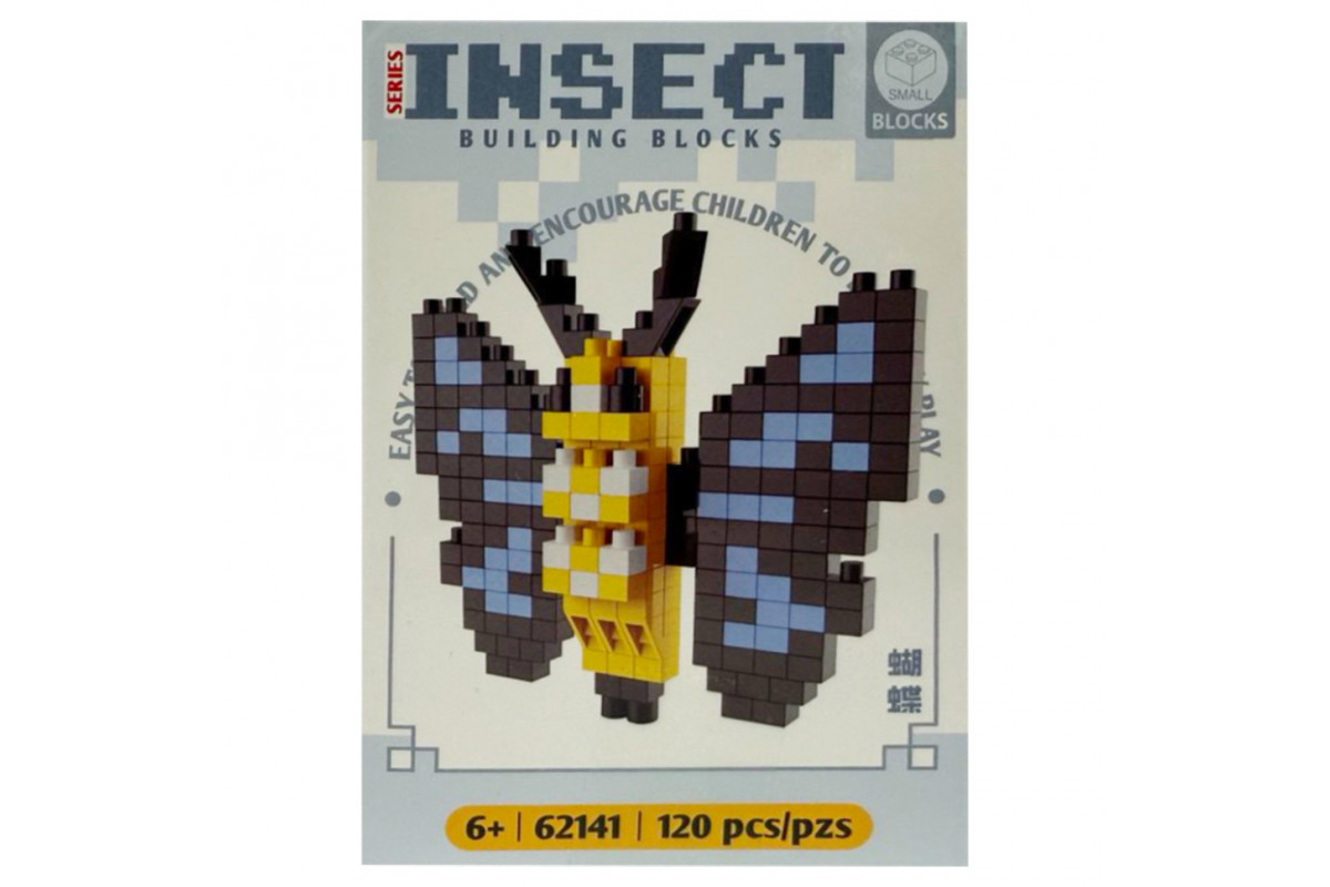 Детский конструктор "Насекомые" A62141, 120 деталей