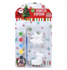 Детский набор для росписи гипсовых фигурок "Рождественский декор" 1208-2