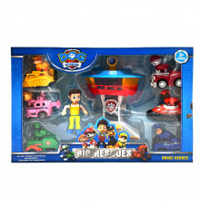 Игровая база "Щенячий патруль" PB335, 7 героев и 6 машинок в коробке