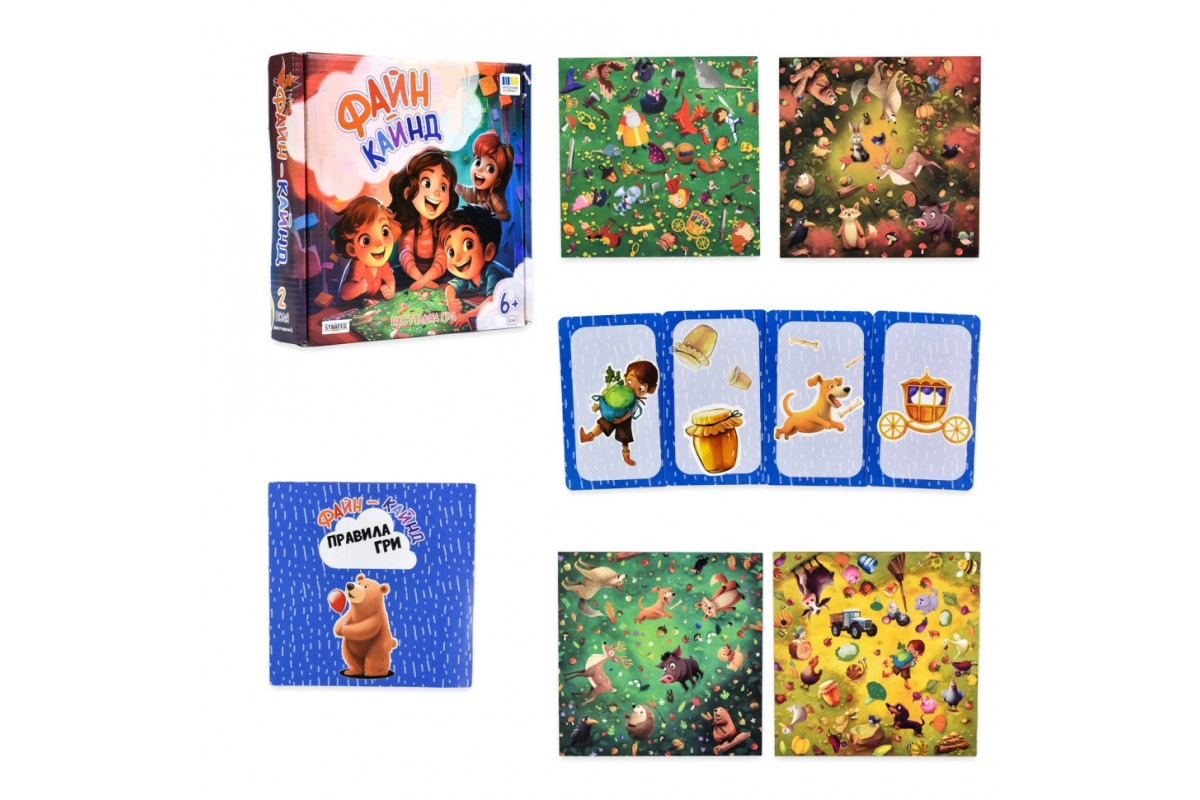 Настільна гра "Файн-кайнд" 30675, 2 поля та інструкція