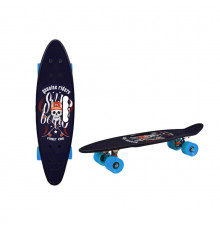 Пенни борд 24" Bambi SC20514 PU колеса, с ручкой Голубой