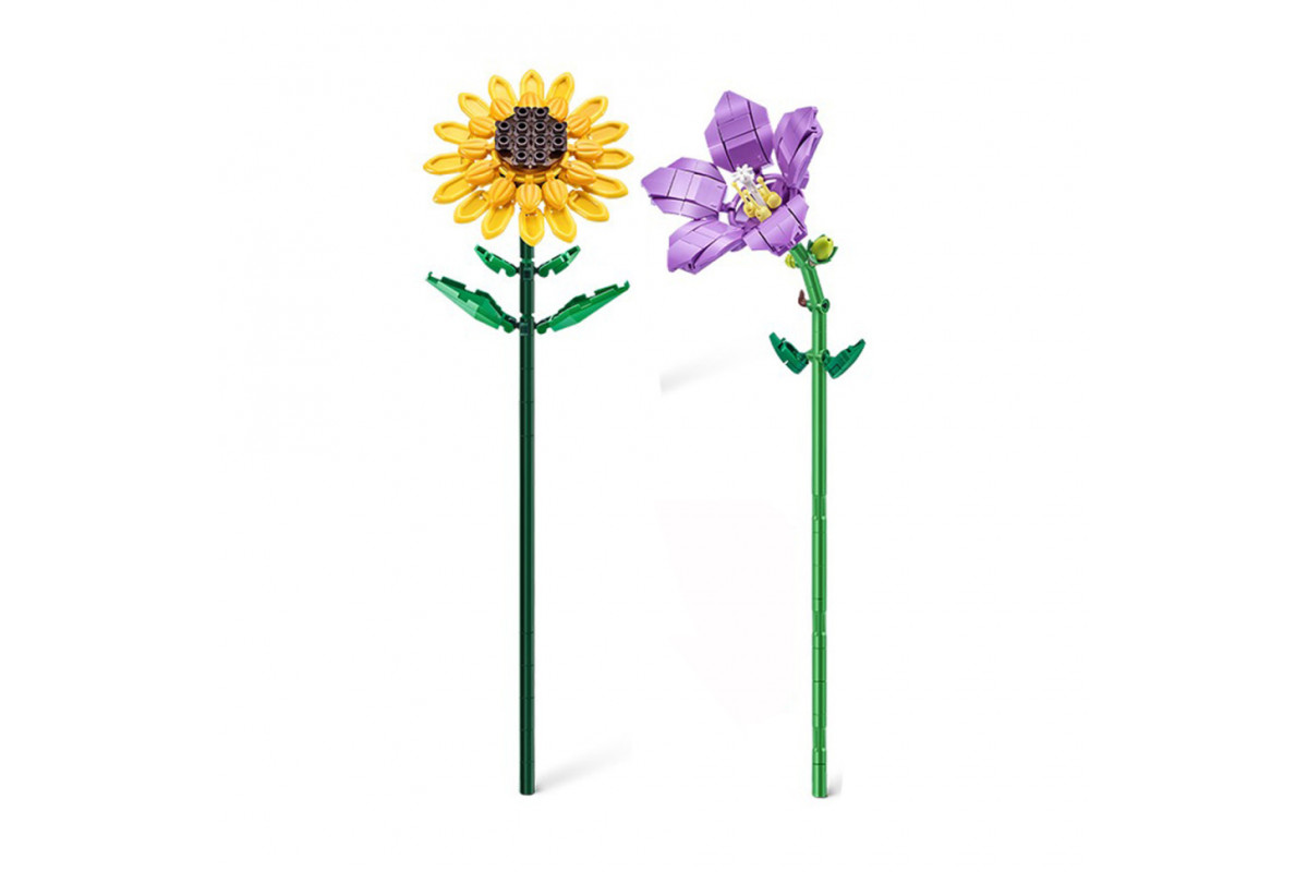 Детский конструктор Ирис и Подсолнух MAX 83184GQ1-212, 212 деталей