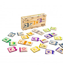 Деревянная детская головоломка с буквами Puz-22335