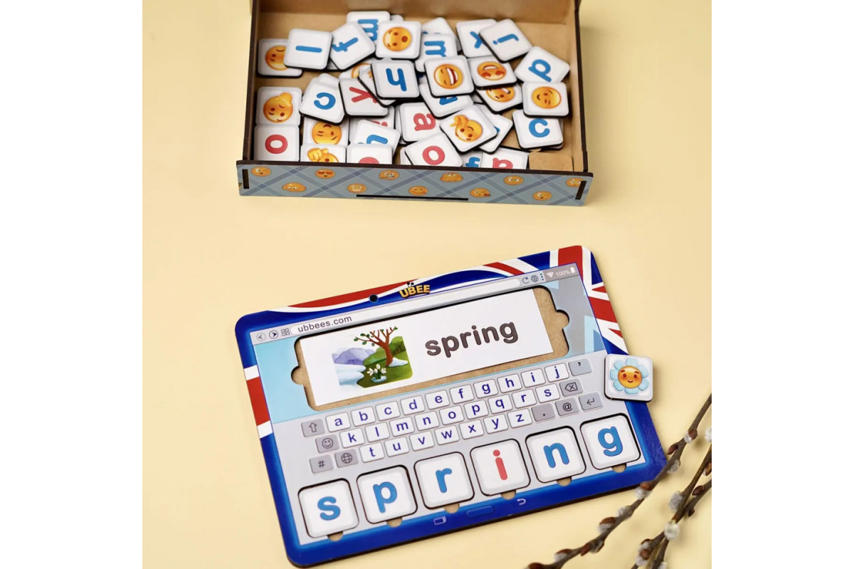 Розвиваючий планшет для читання "Англійська мова" (ПСД254) PSD254