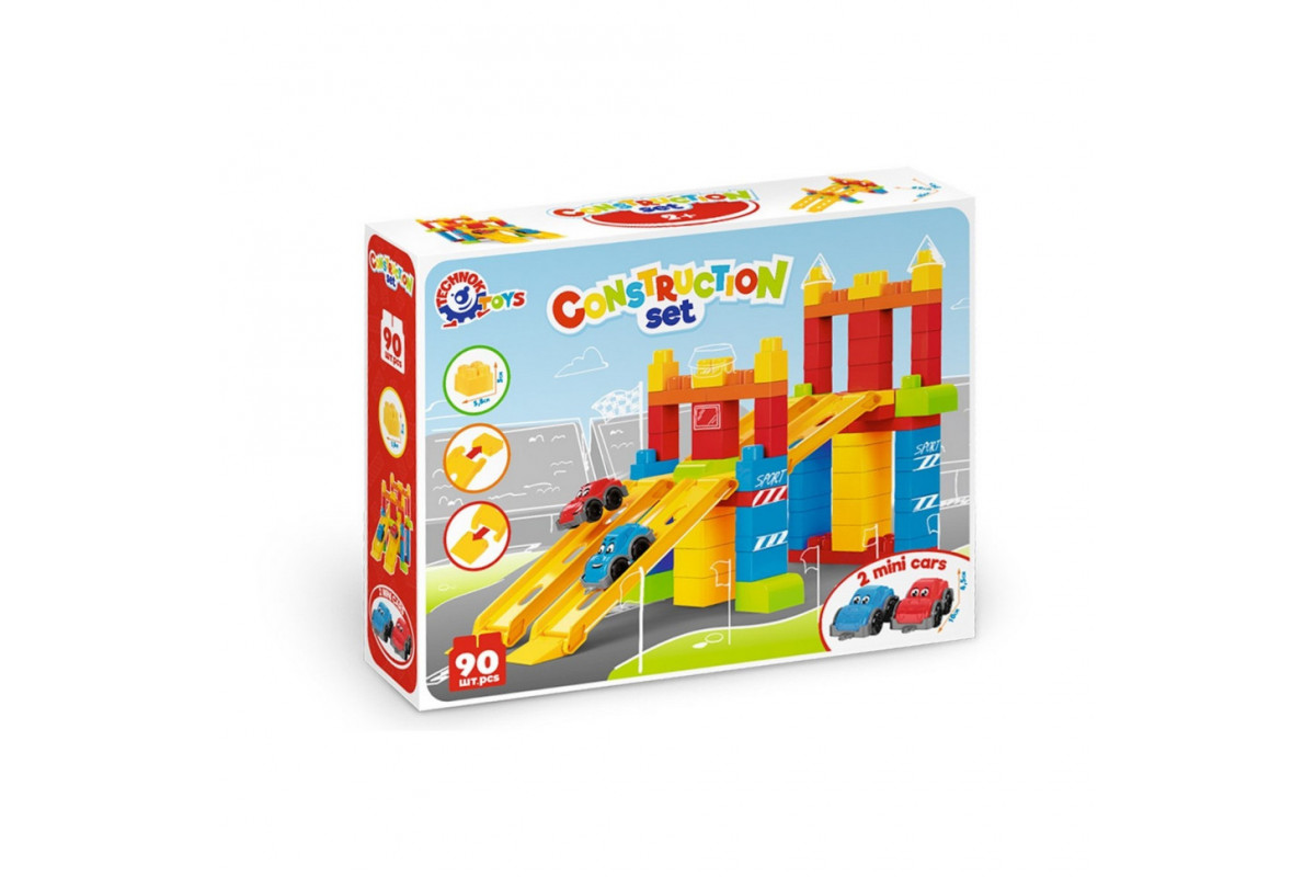 Детский "Конструктор" ТехноК 6825TXK, 90 деталей