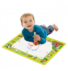 Детский коврик для рисования водой LT3945Light-green, ручка 2шт